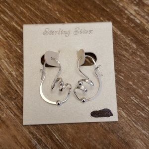 Sterling silver earrings